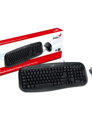 Combo Teclado y Mouse Multimedia Genius Español USB