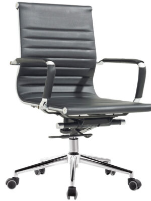 productos35_13143 Silla de Oficina Eames EA117 Cuerina Negra