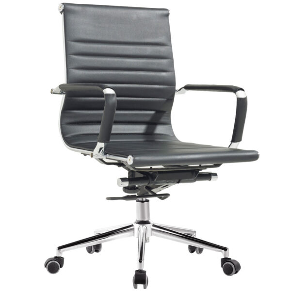 productos35_13143 Silla de Oficina Eames EA117 Cuerina Negra