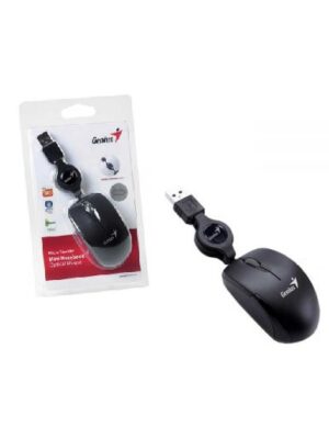 productos35_13371 Mini Mouse Genius Retráctil USB Negro