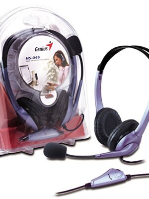 Audífonos c/Micrófono Genius HS-04S Single Jack 3.5 mm