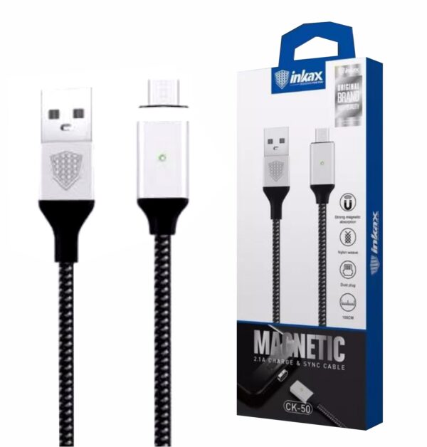 productos35_19415 Cable Inkax MicroUSB 2.1A Magnético