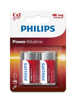 Pilas Alcalinas Philips C x2