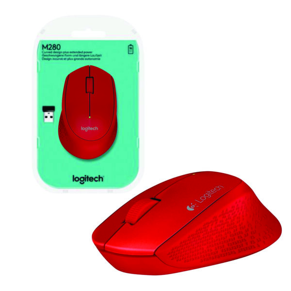 productos35_21603 Mouse Inalámbrico Logitech M280 Rojo