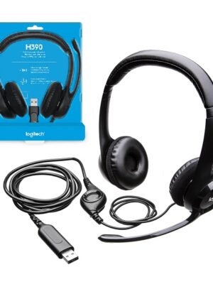 Audífono Logitech USB H390 C/Microfono