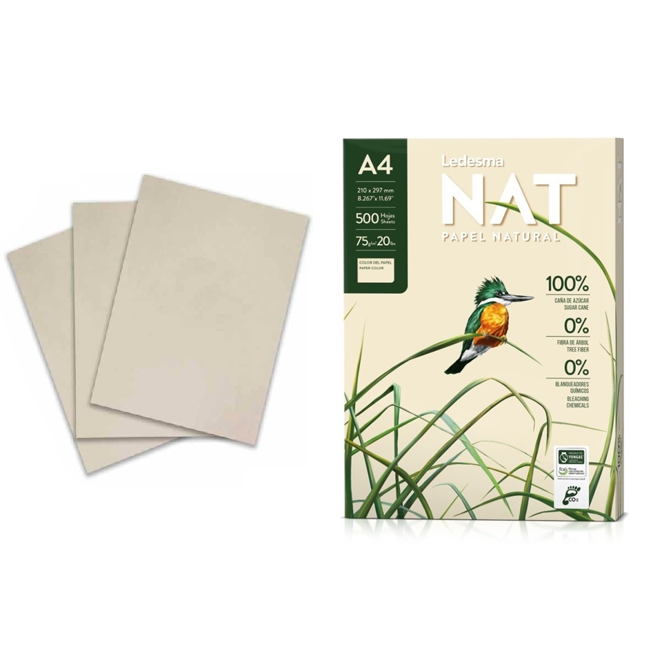 Papel A4 Ledesma Nat 75 gr