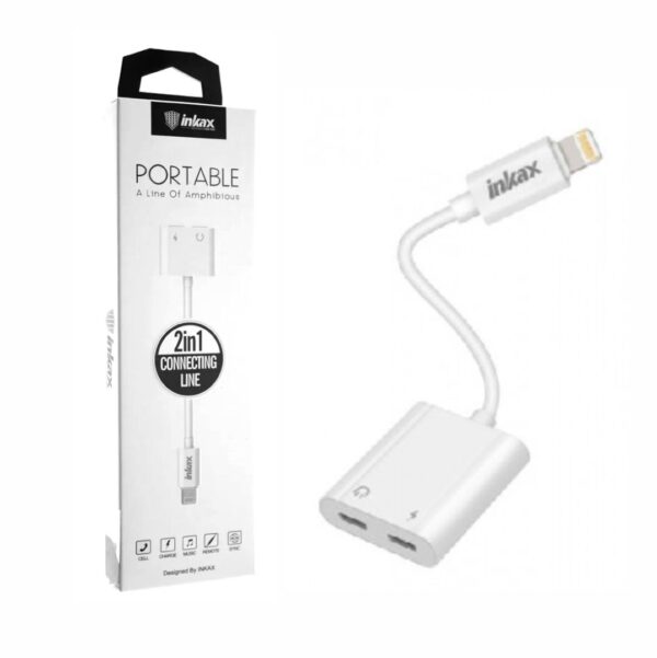 productos35_22180 Cable Adaptador Lightning Inkax 2 en 1 para Apple