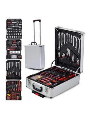 productos35_23709 Caja de herramientas Lumax con 386 accesorios y carrito