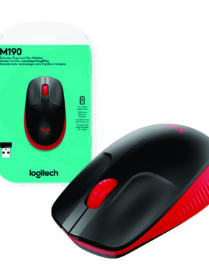 Mouse Logitech M190 Rojo