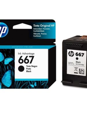 Cartucho HP Original 667 Negro