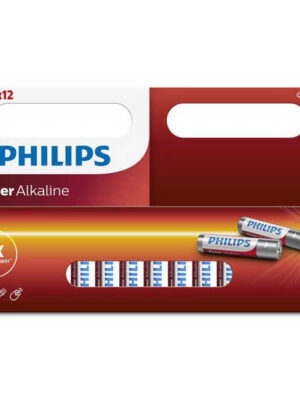 Pilas Alcalinas Philips AAA x12