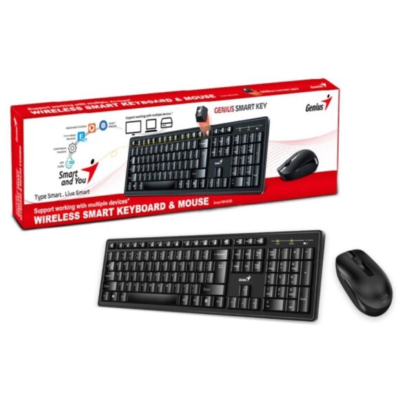 Combo Teclado y Mouse Genius Inalámbrico USB