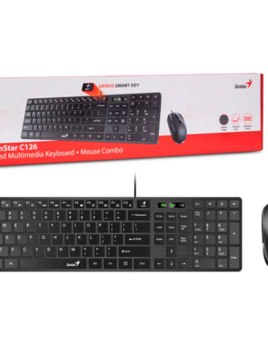 productos35_26772 Combo Teclado y Mouse Genius Slimstar C126 USB