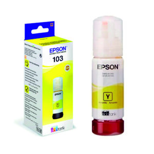 Botella Tinta Epson 103 Ecotank Amarillo