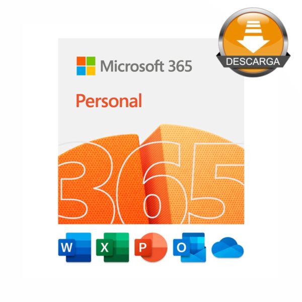 Licencia Microsoft 365 Personal Win/Mac 1 año
