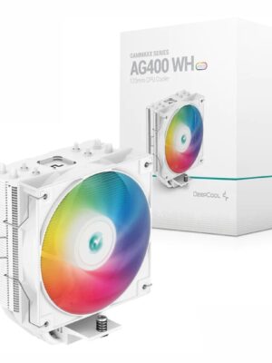 Cooler DeepCool AG400 ARGB WH Intel y AMD