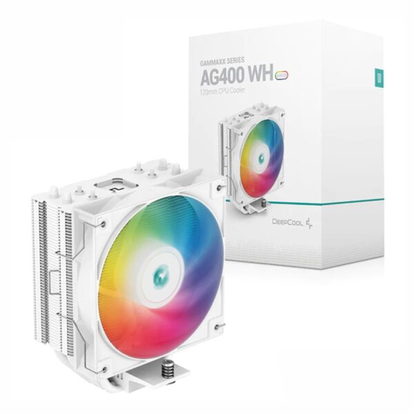 Cooler DeepCool AG400 ARGB WH Intel y AMD