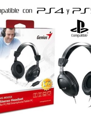 Audífonos c/Micrófono Genius HS-M505X Single Jack 3.5 mm