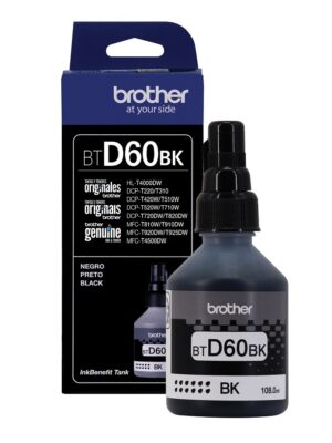 Botella Tinta Brother D60 Negra