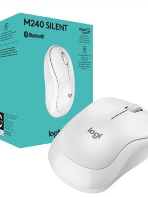 Mouse Logitech Silent Bluetooth Blanco