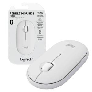 Mouse Logitech M350S Pebble 2 Bluetooth Blanco