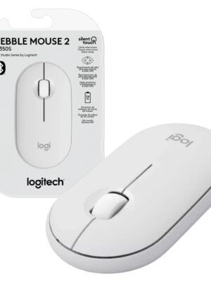 Mouse Logitech M350S Pebble 2 Bluetooth Blanco