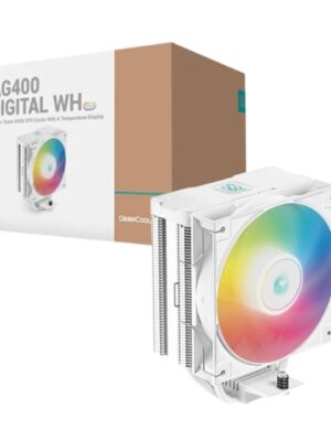Cooler DeepCool AG400 Digital Blanco ARGB