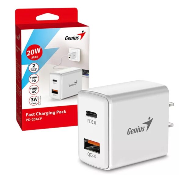 productos35_41543 Cargador Genius PD 20AC 20W Blanco