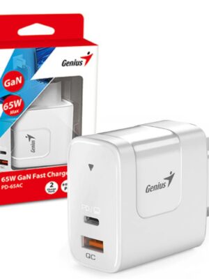 Cargador Genius PD 65AC 65W Blanco