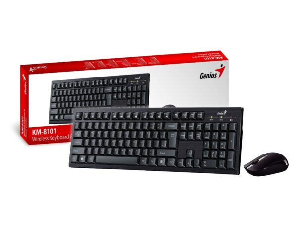 Combo Genius KM-8101 Teclado y Mouse Inalámbrico