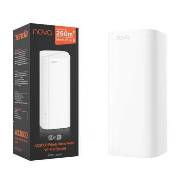Router WiFi Tenda Mesh Nova EX12 AX3000 Wi-Fi 6