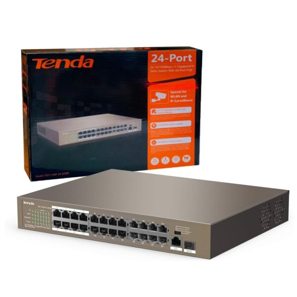 productos35_41882 Switch PoE Tenda 24 Puertos 250W