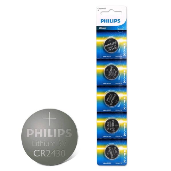 Pila de Litio Philips CR2430 x5