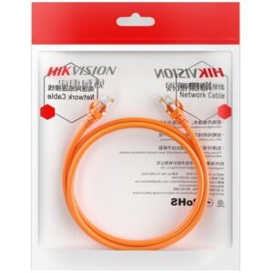 Cable Patchcord Hikvision 1m Cat 6 Naranja