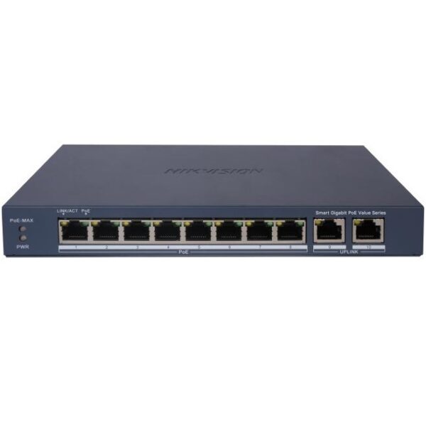 productos35_43548 Switch PoE Hikvision 10 Puertos Gigabit 60W Admin