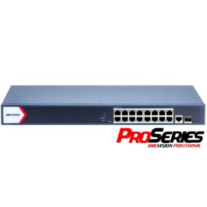 Switch PoE Hikvision Pro 16 Puertos Gigabit 230W Admin