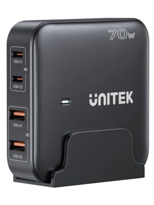 Cargador GAN Unitek de Escritorio 70W