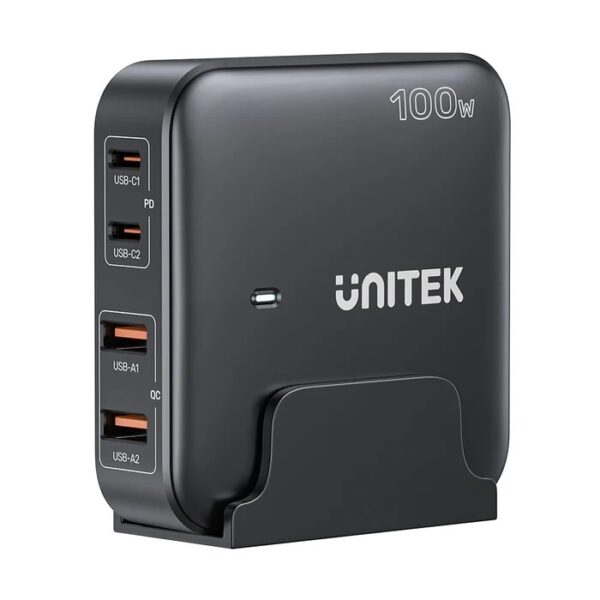 Cargador GAN Unitek de Escritorio 100W