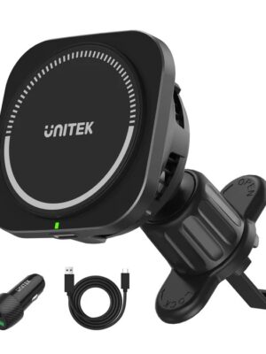 Cargador Unitek Inalámbrico Rápido Magsafe para Auto