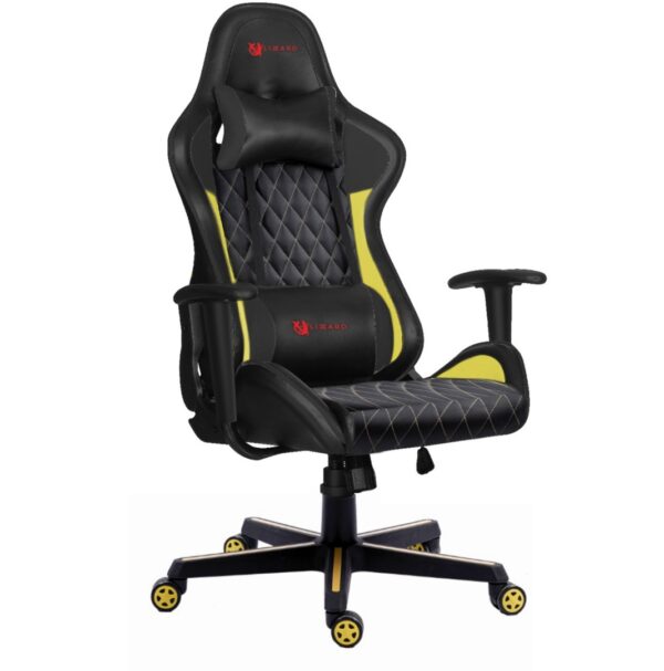 Silla Gamer X-Lizzard Negro/Amarillo