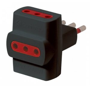 Adaptador 3x3L a Ficha 3L Conatel Negro