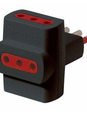 productos35_46196 Adaptador 3x3L a Ficha 3L Conatel Negro