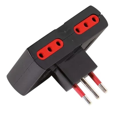 Adaptador 4x3L a Ficha 3L Conatel Negro