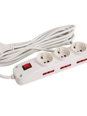 Alargue 3 Metros 3xSchuko 6x3L a Ficha 3L Conatel