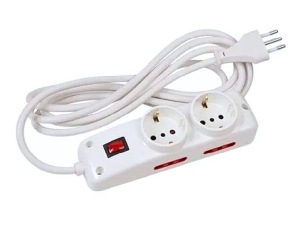 productos35_46241 Alargue 5 Metros 2xSchuko 4x3L a Ficha 3L Conatel