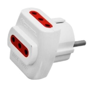 Adaptador 3x3L a Schuko Conatel
