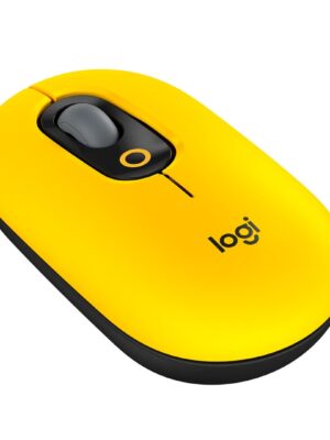 Mouse Logitech POP Inalámbrico Amarillo