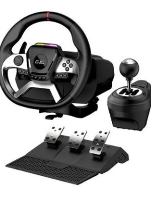 Volante Genius SpeedMaster X5 con Vibración Pedales y Cambios