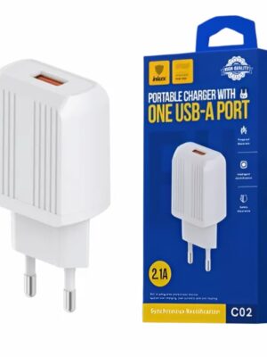 productos35_47707 Cargador Inkax USB A 2.1A Blanco