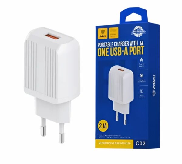 productos35_47707 Cargador Inkax USB A 2.1A Blanco